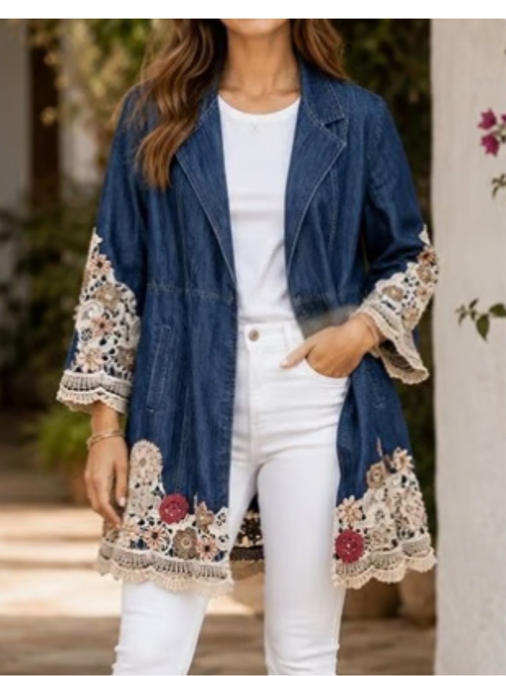 Chicos Denim Blazer